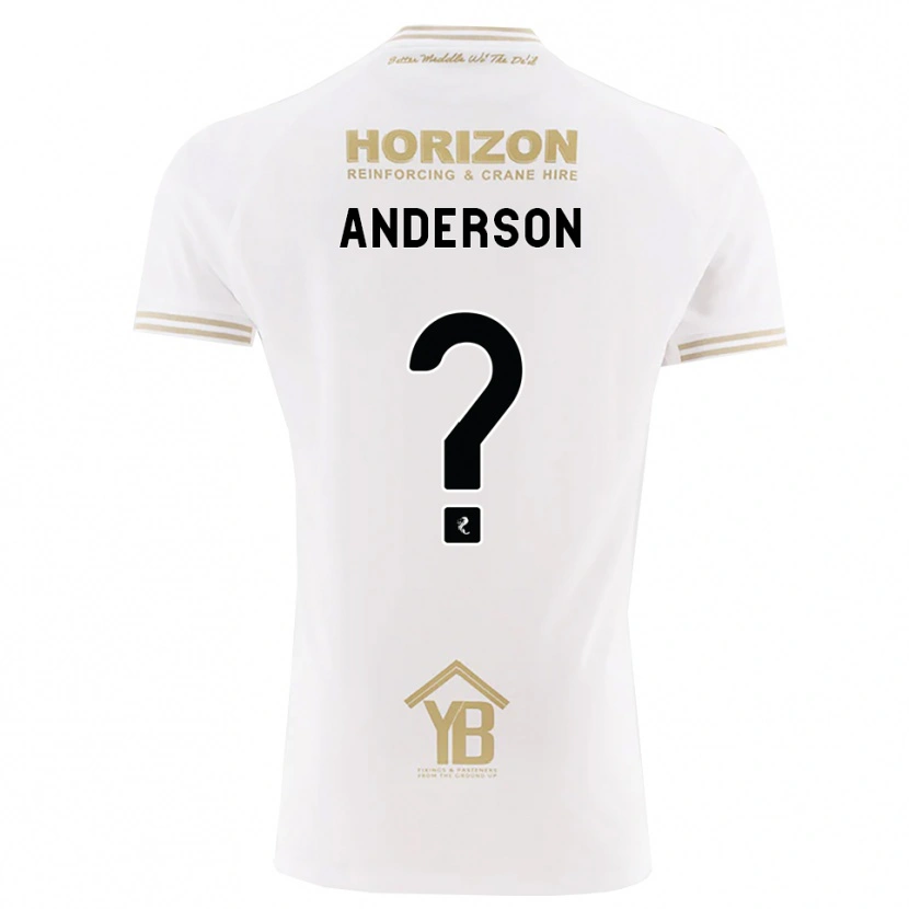 Danxen Heren Brogan Anderson #0 Tarwe Wit Uitshirt Uittenue 2026/27 T-Shirt