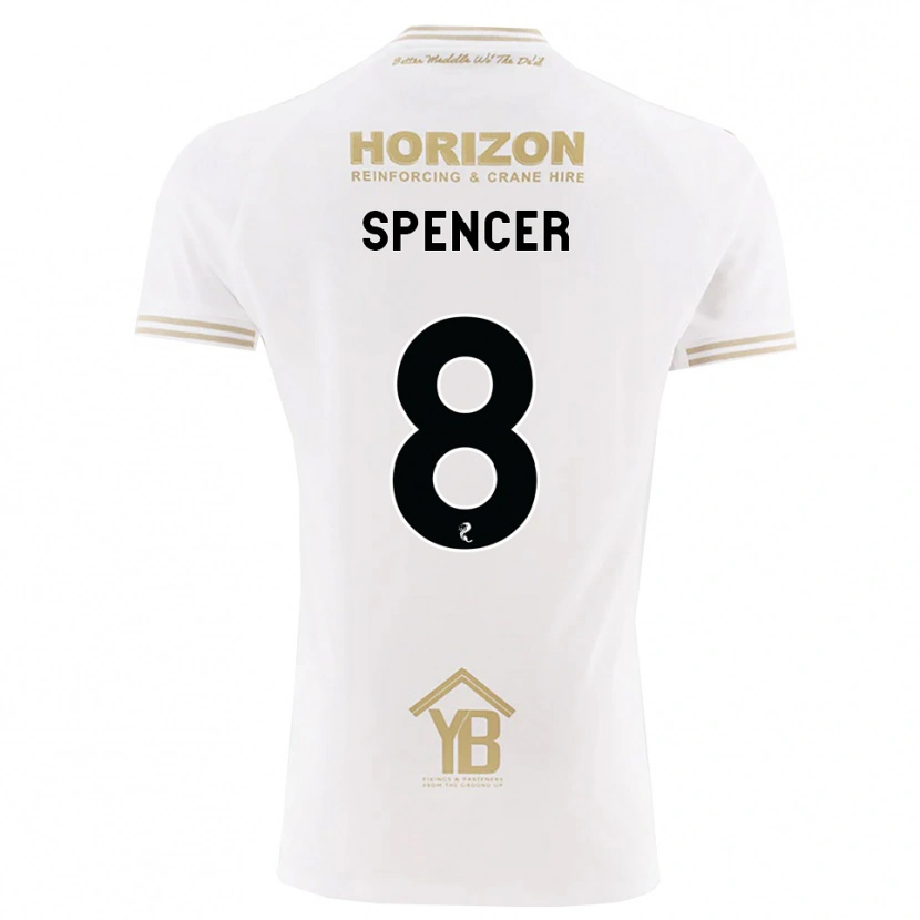 Danxen Heren Brad Spencer #8 Tarwe Wit Uitshirt Uittenue 2026/27 T-Shirt