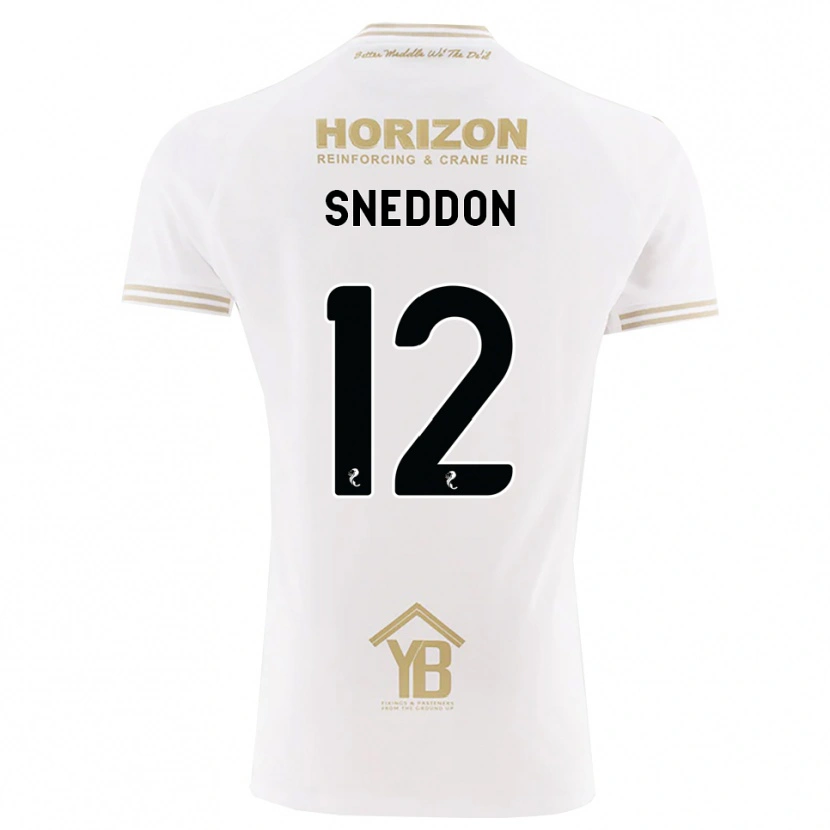 Danxen Heren Jamie Sneddon #12 Tarwe Wit Uitshirt Uittenue 2026/27 T-Shirt