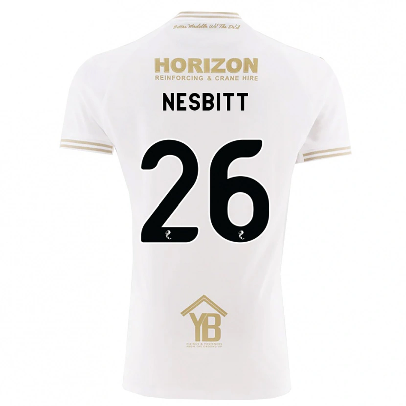 Danxen Heren Aidan Nesbitt #26 Tarwe Wit Uitshirt Uittenue 2026/27 T-Shirt