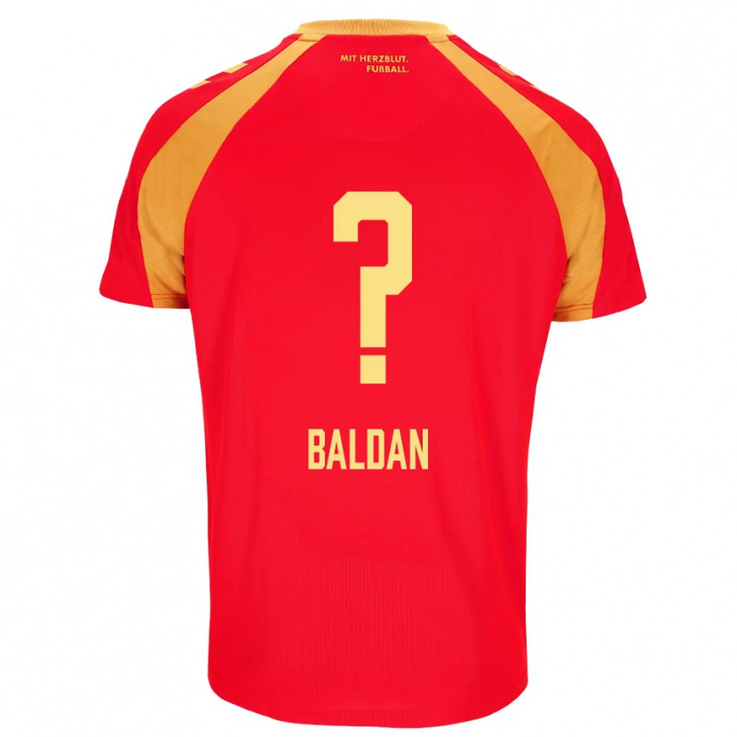 Danxen Heren Ziya Baldan #0 Rood Oranje Zwart Uitshirt Uittenue 2026/27 T-Shirt