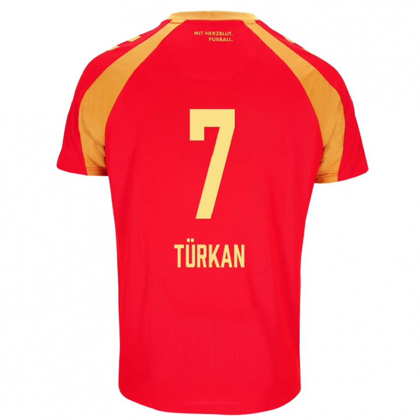 Danxen Heren Semih Türkan #7 Rood Oranje Zwart Uitshirt Uittenue 2026/27 T-Shirt