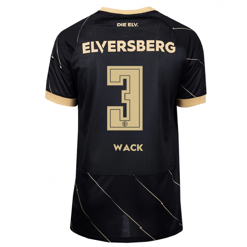 Danxen Heren Mathis Wack #3 Zwart Bruin Uitshirt Uittenue 2026/27 T-Shirt