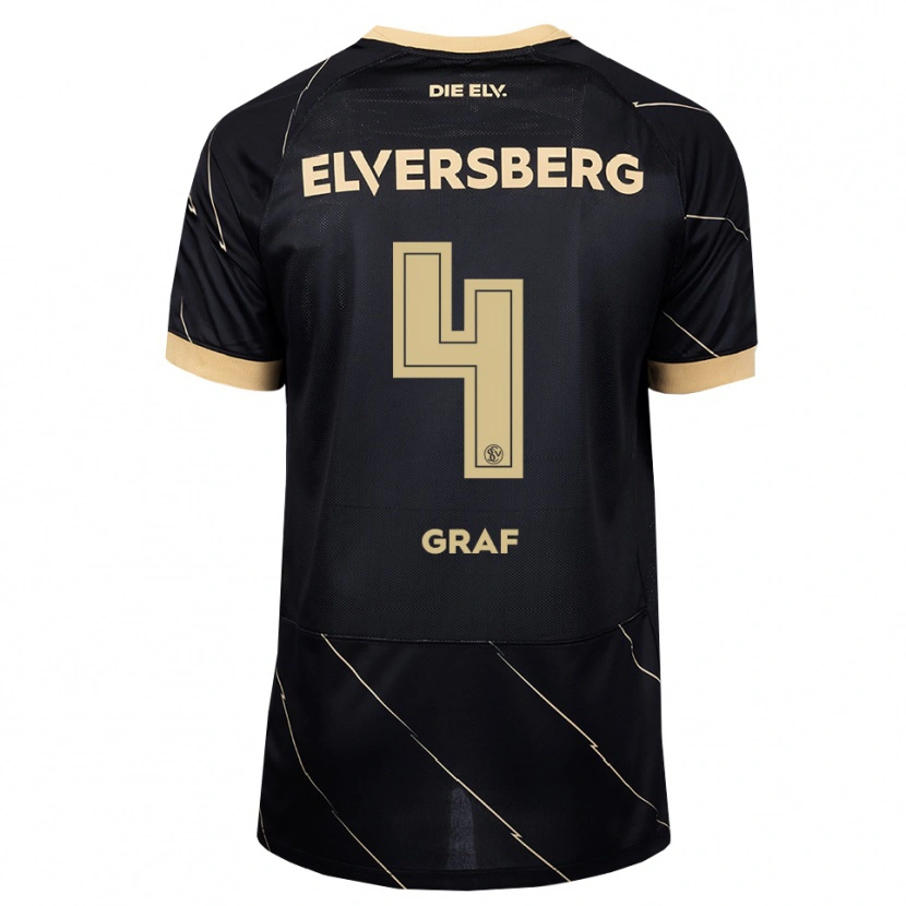 Danxen Heren Matheo Graf #4 Zwart Bruin Uitshirt Uittenue 2026/27 T-Shirt
