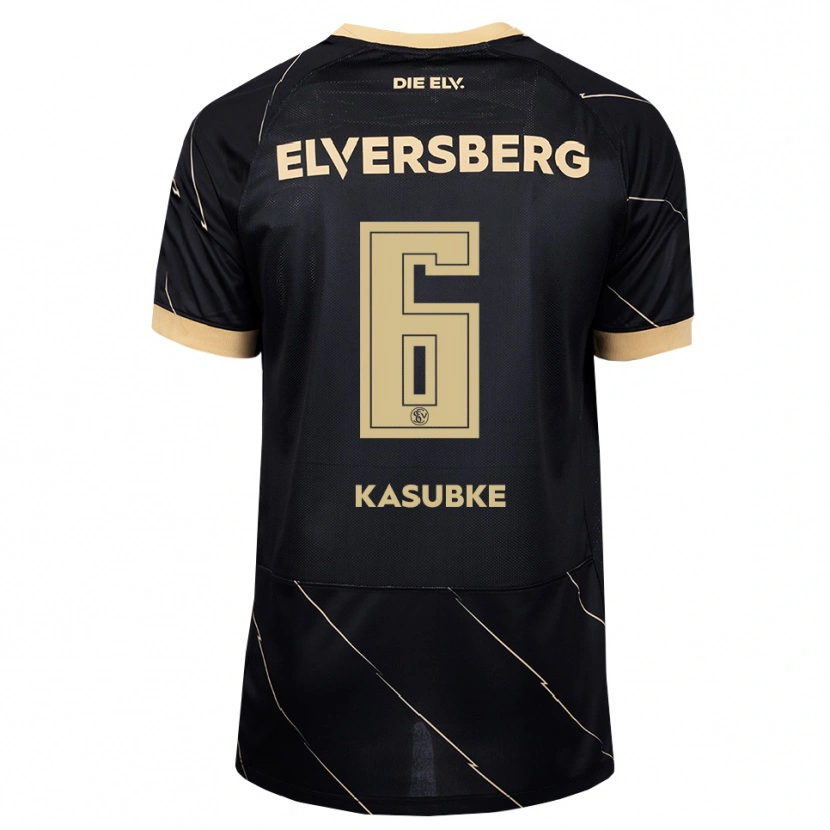 Danxen Heren Manuel Kasubke #6 Zwart Bruin Uitshirt Uittenue 2026/27 T-Shirt