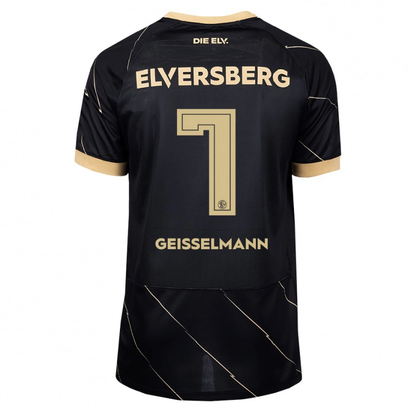Danxen Heren Emil Geißelmann #7 Zwart Bruin Uitshirt Uittenue 2026/27 T-Shirt