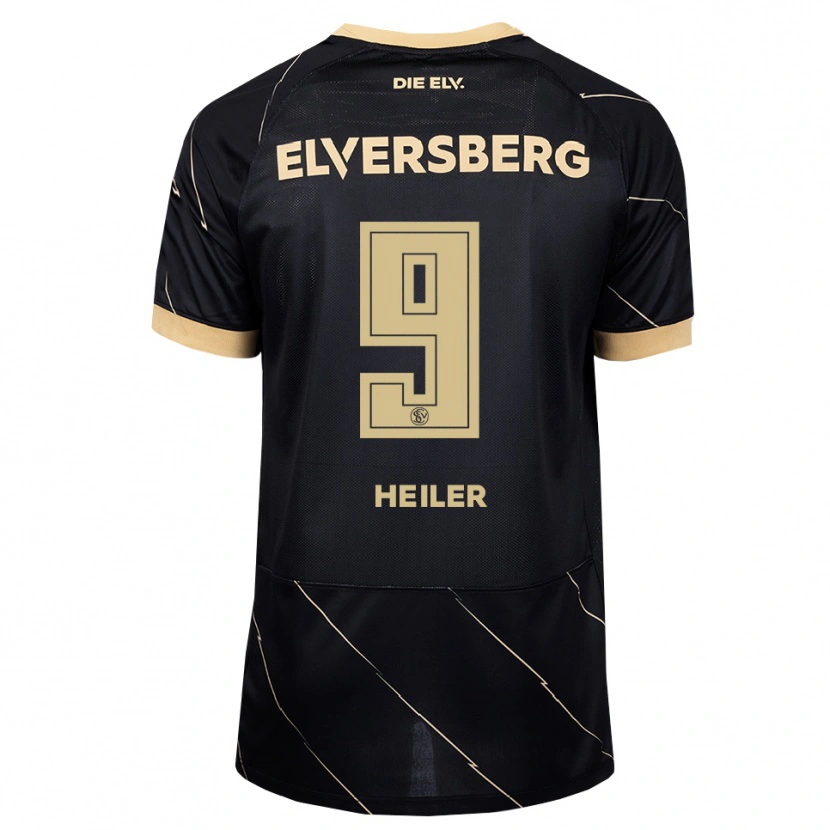 Danxen Heren Luca Heiler #9 Zwart Bruin Uitshirt Uittenue 2026/27 T-Shirt