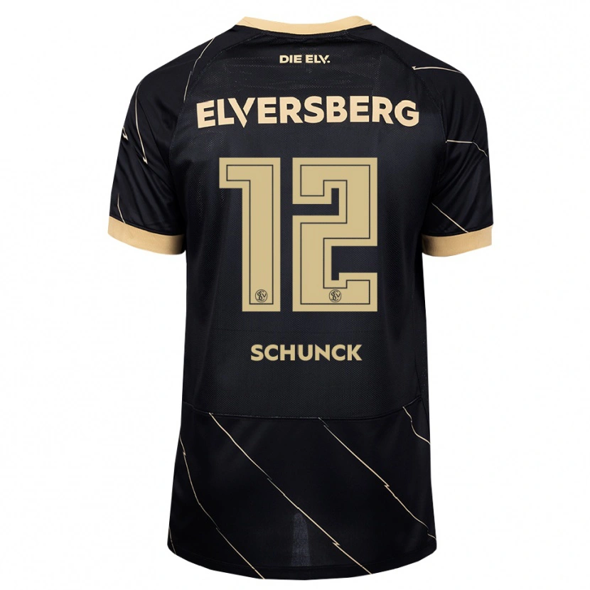 Danxen Heren Jan Schunck #12 Zwart Bruin Uitshirt Uittenue 2026/27 T-Shirt