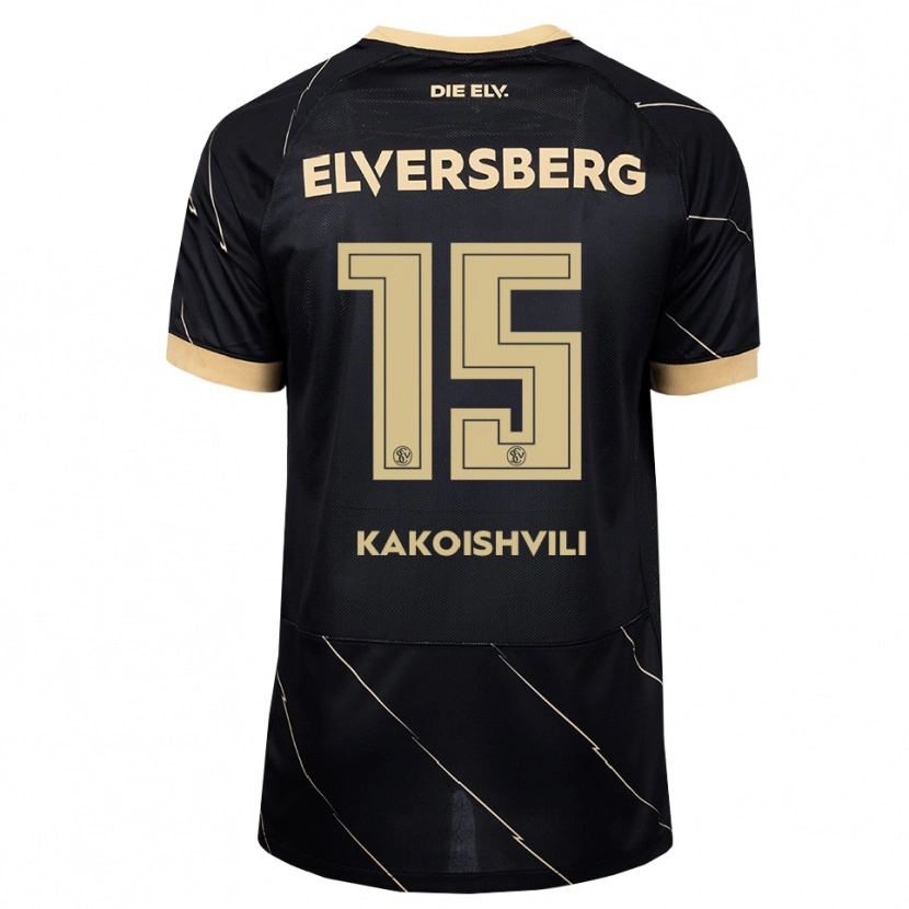 Danxen Heren Dimitri Kakoishvili #15 Zwart Bruin Uitshirt Uittenue 2026/27 T-Shirt