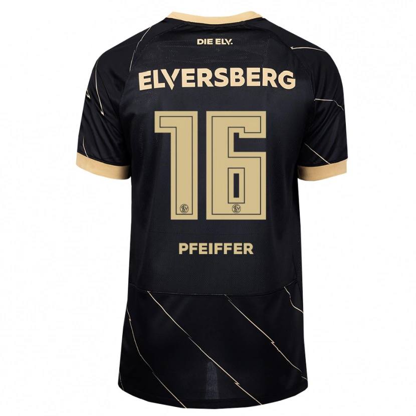 Danxen Heren Luca Pfeiffer #16 Zwart Bruin Uitshirt Uittenue 2026/27 T-Shirt