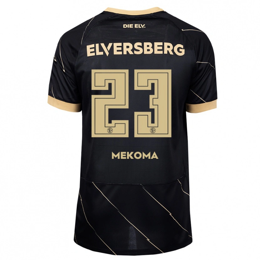 Danxen Heren Jamal Mekoma #23 Zwart Bruin Uitshirt Uittenue 2026/27 T-Shirt