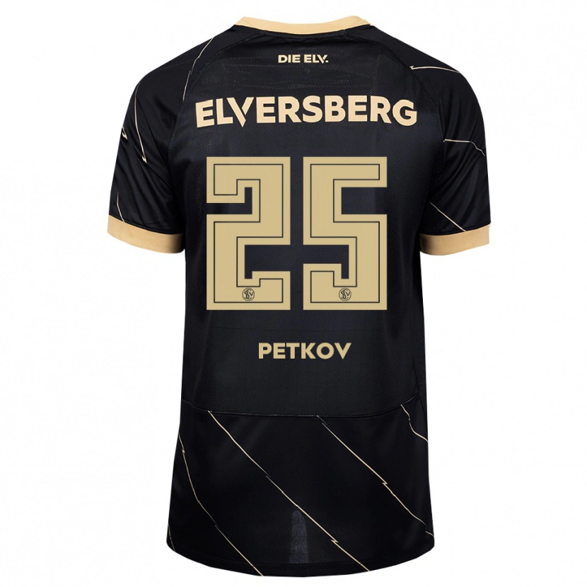 Danxen Heren Lukas Petkov #25 Zwart Bruin Uitshirt Uittenue 2026/27 T-Shirt