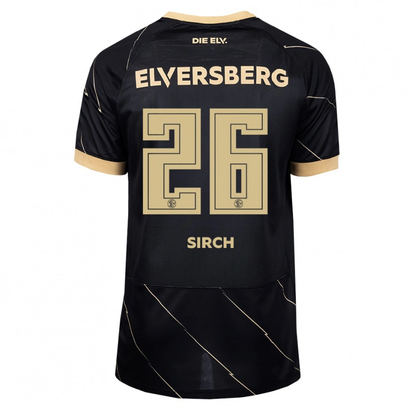 Danxen Heren Luca Sirch #26 Zwart Bruin Uitshirt Uittenue 2026/27 T-Shirt