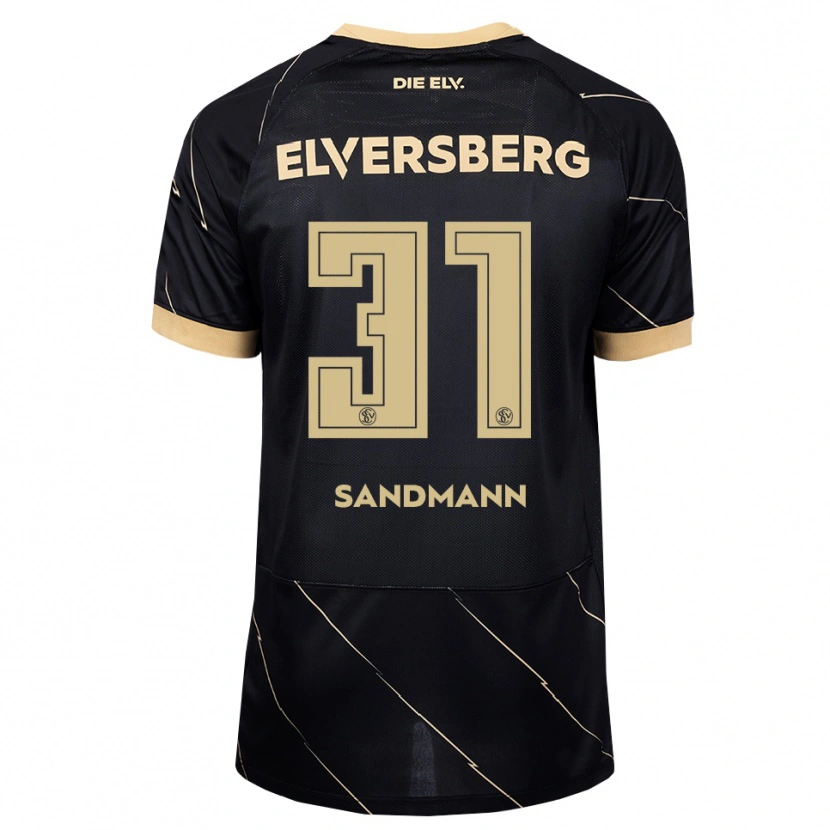 Danxen Heren Amanda Sandmann #31 Zwart Bruin Uitshirt Uittenue 2026/27 T-Shirt