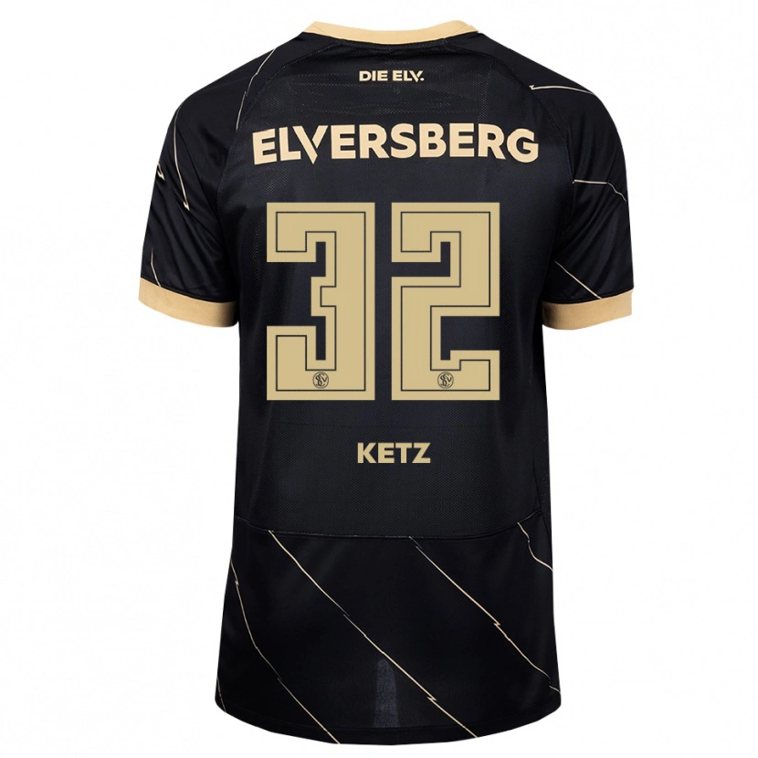 Danxen Heren Maas Ketz #32 Zwart Bruin Uitshirt Uittenue 2026/27 T-Shirt