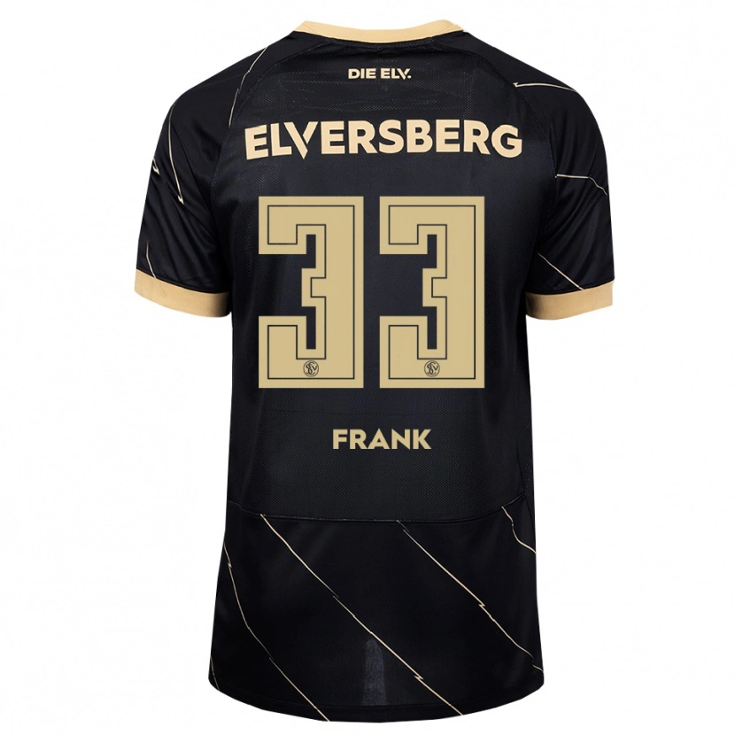 Danxen Heren Ronja Frank #33 Zwart Bruin Uitshirt Uittenue 2026/27 T-Shirt