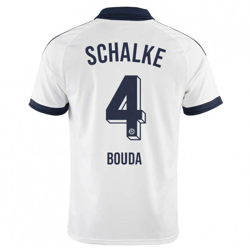 Danxen Heren Anas Bouda #4 Zwart Wit Uitshirt Uittenue 2026/27 T-Shirt