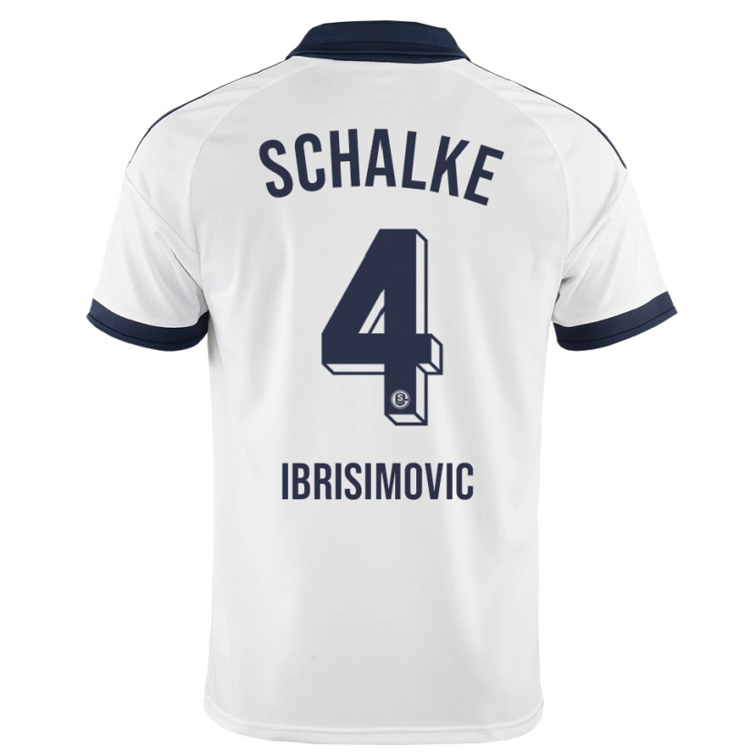 Danxen Heren Amar Ibrisimovic #4 Zwart Wit Uitshirt Uittenue 2026/27 T-Shirt