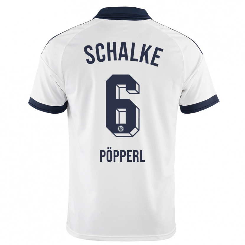 Danxen Heren Paul Pöpperl #6 Zwart Wit Uitshirt Uittenue 2026/27 T-Shirt
