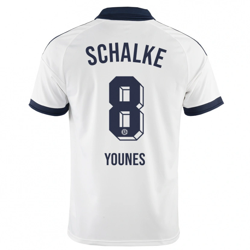 Danxen Heren Amin Younes #8 Zwart Wit Uitshirt Uittenue 2026/27 T-Shirt