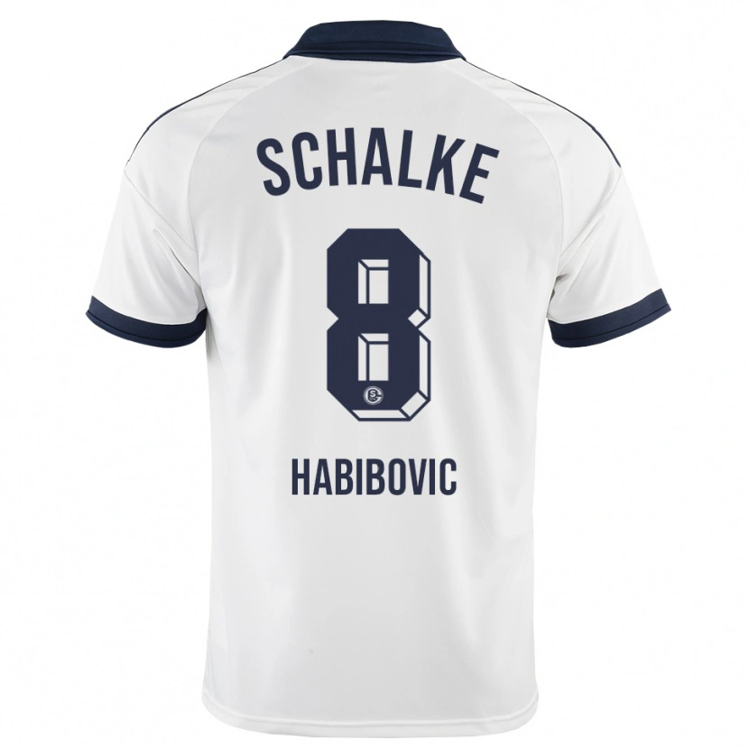 Danxen Heren Edina Habibovic #8 Zwart Wit Uitshirt Uittenue 2026/27 T-Shirt