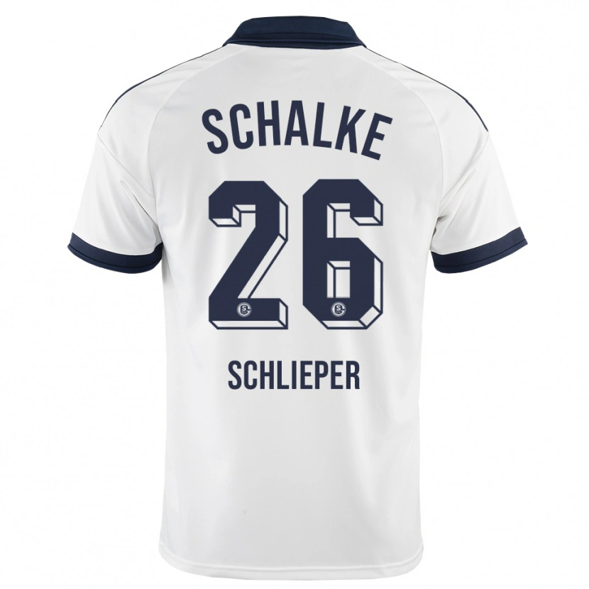 Danxen Heren Ben Schlieper #26 Zwart Wit Uitshirt Uittenue 2026/27 T-Shirt