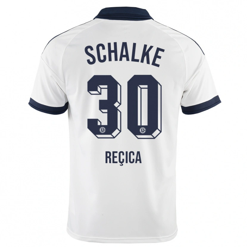 Danxen Heren Besjana Reçica #30 Zwart Wit Uitshirt Uittenue 2026/27 T-Shirt