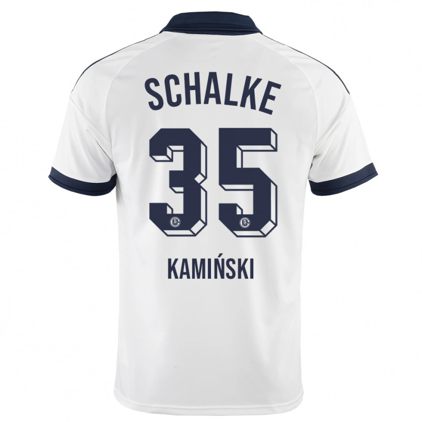 Danxen Heren Marcin Kaminski #35 Zwart Wit Uitshirt Uittenue 2026/27 T-Shirt