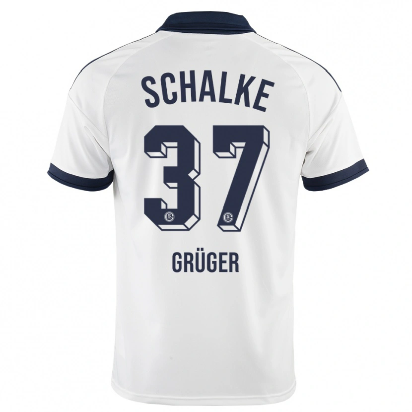 Danxen Heren Max Grüger #37 Zwart Wit Uitshirt Uittenue 2026/27 T-Shirt