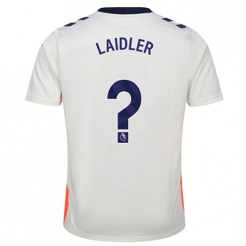 Danxen Heren Harri Laidler #0 Wit Oranje Koninklijk Blauw Uitshirt Uittenue 2026/27 T-Shirt