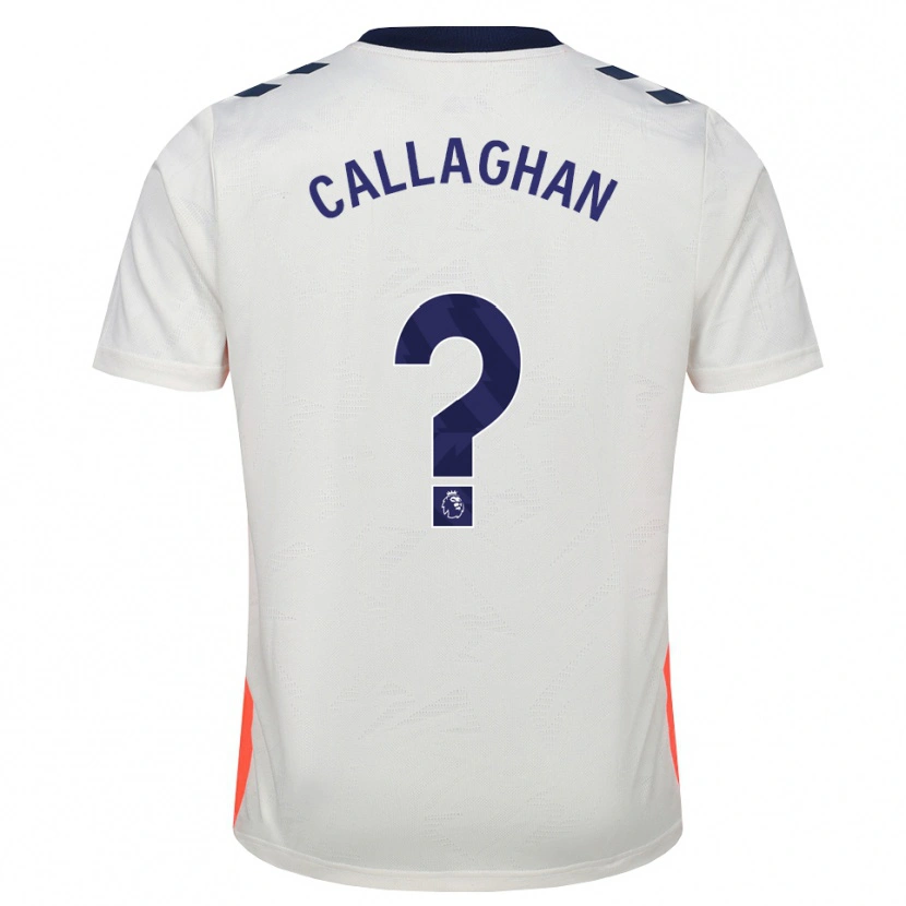 Danxen Heren Charlie Callaghan #0 Wit Oranje Koninklijk Blauw Uitshirt Uittenue 2026/27 T-Shirt