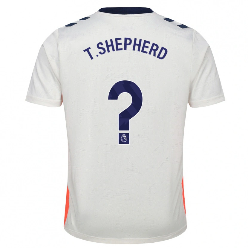 Danxen Heren Talon Shepherd #0 Wit Oranje Koninklijk Blauw Uitshirt Uittenue 2026/27 T-Shirt