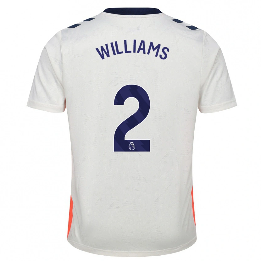 Danxen Heren Thomas Williams #2 Wit Oranje Koninklijk Blauw Uitshirt Uittenue 2026/27 T-Shirt