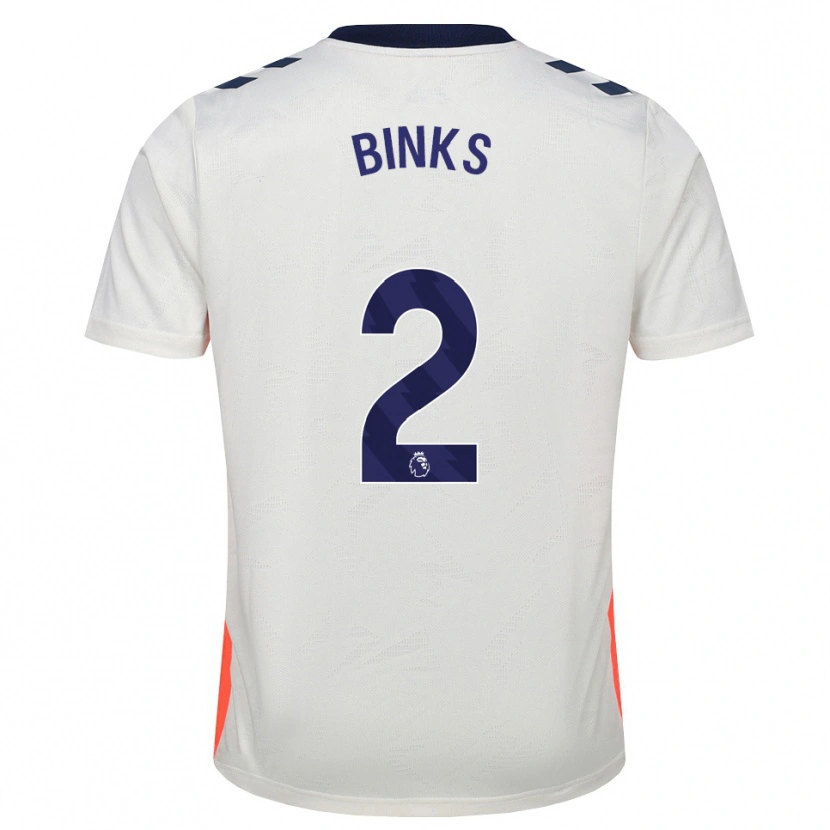 Danxen Heren Luis Binks #2 Wit Oranje Koninklijk Blauw Uitshirt Uittenue 2026/27 T-Shirt