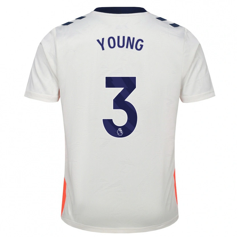 Danxen Heren Shay Young #3 Wit Oranje Koninklijk Blauw Uitshirt Uittenue 2026/27 T-Shirt