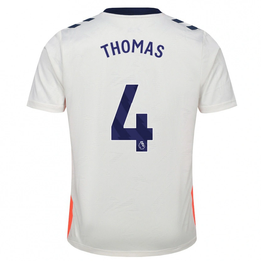 Danxen Heren Bobby Thomas #4 Wit Oranje Koninklijk Blauw Uitshirt Uittenue 2026/27 T-Shirt