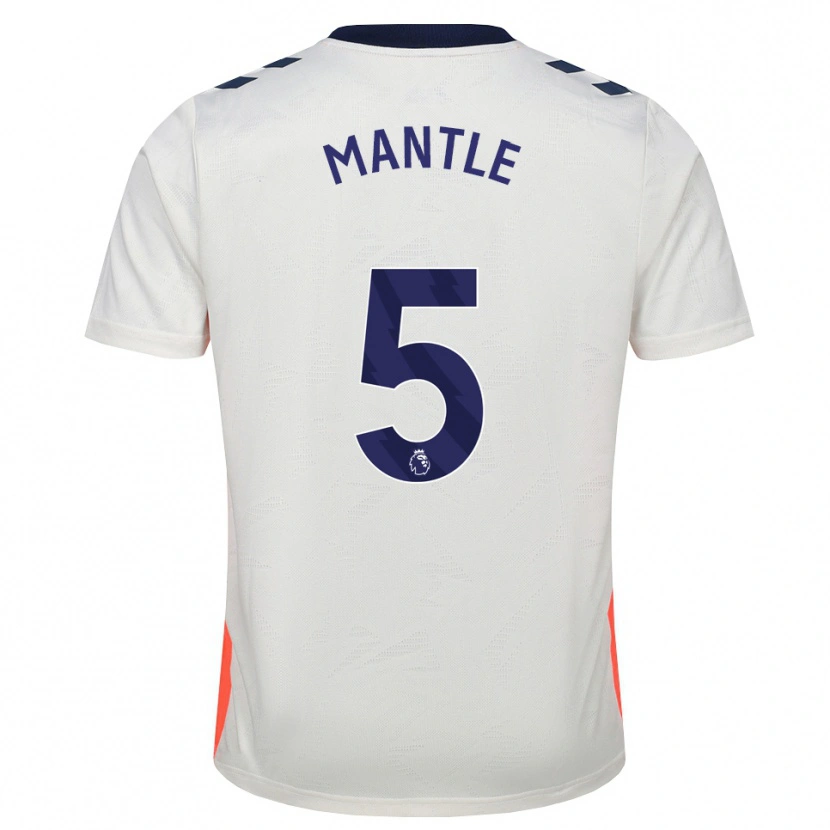 Danxen Heren David Mantle #5 Wit Oranje Koninklijk Blauw Uitshirt Uittenue 2026/27 T-Shirt