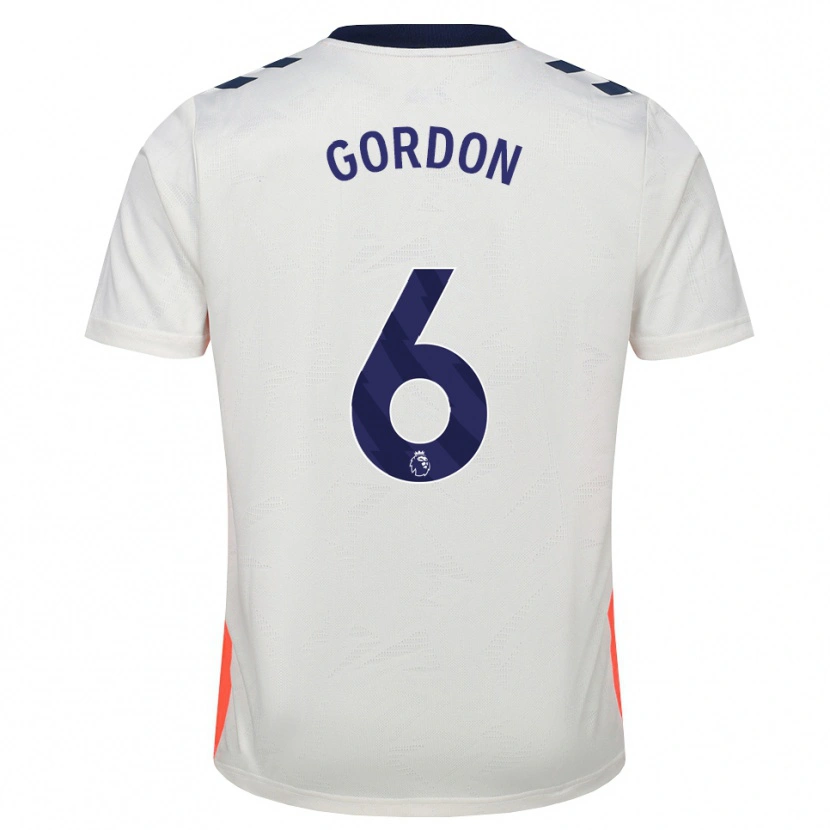 Danxen Heren Joshua Gordon #6 Wit Oranje Koninklijk Blauw Uitshirt Uittenue 2026/27 T-Shirt