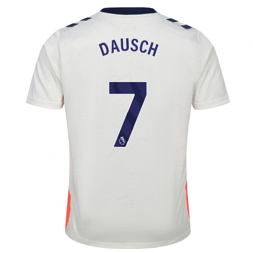 Danxen Heren Aidan Dausch #7 Wit Oranje Koninklijk Blauw Uitshirt Uittenue 2026/27 T-Shirt
