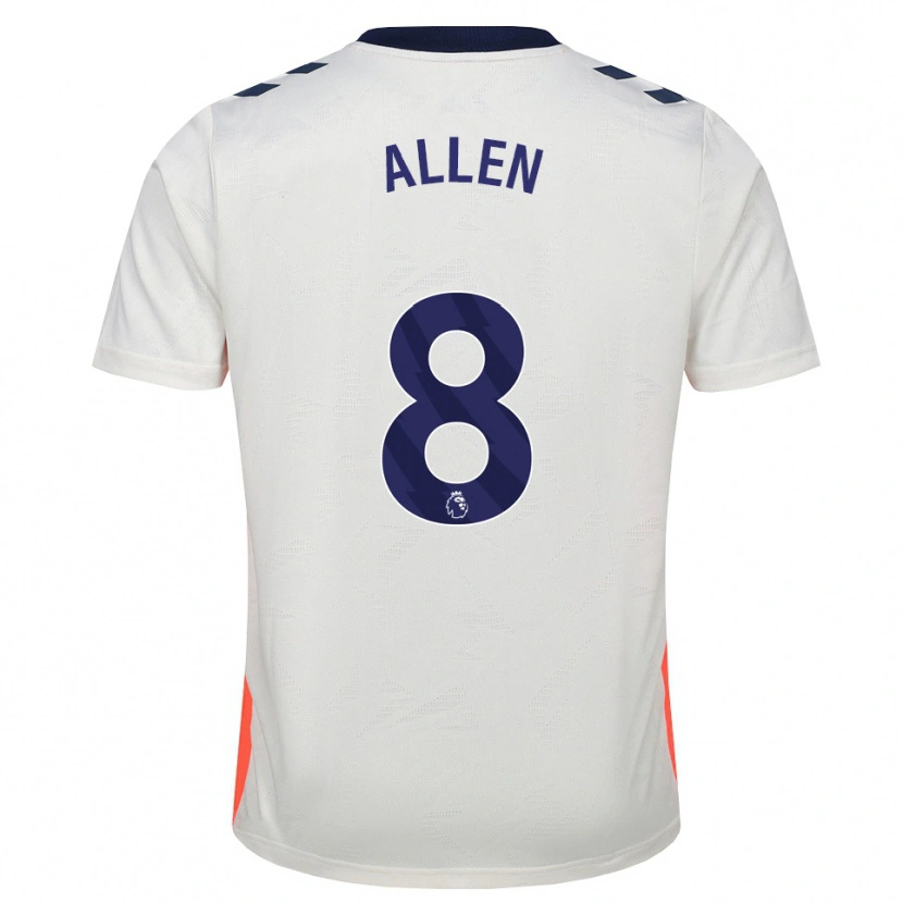 Danxen Heren Jamie Allen #8 Wit Oranje Koninklijk Blauw Uitshirt Uittenue 2026/27 T-Shirt