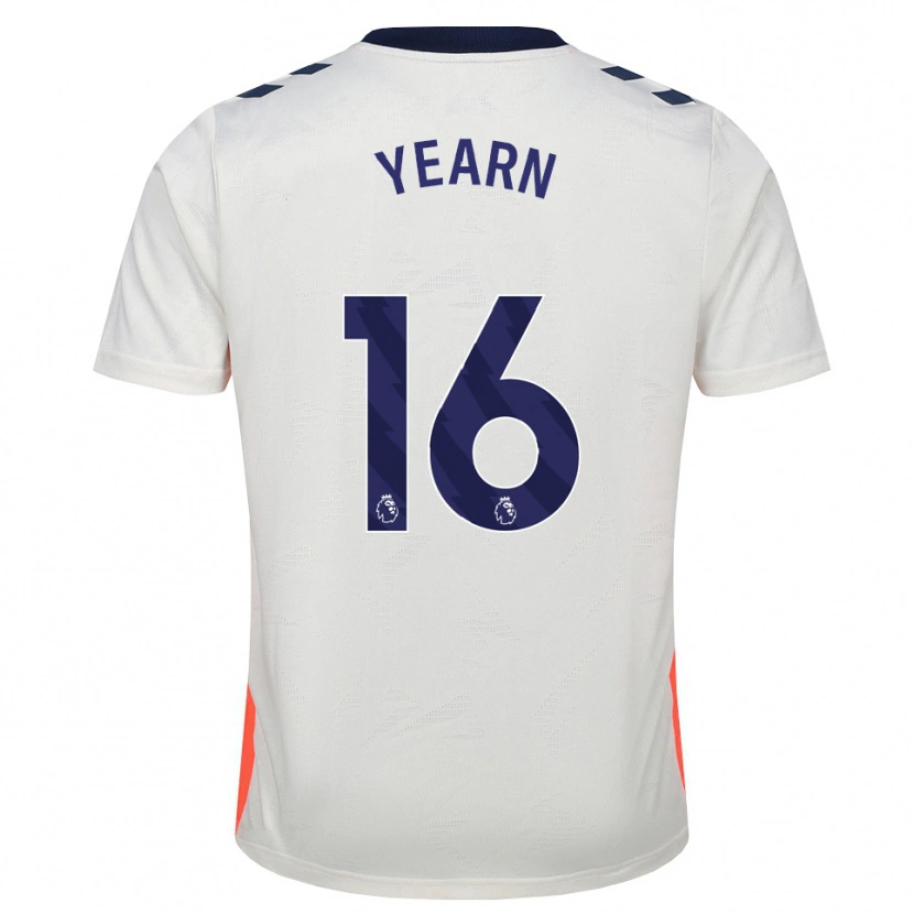 Danxen Heren Kai Yearn #16 Wit Oranje Koninklijk Blauw Uitshirt Uittenue 2026/27 T-Shirt