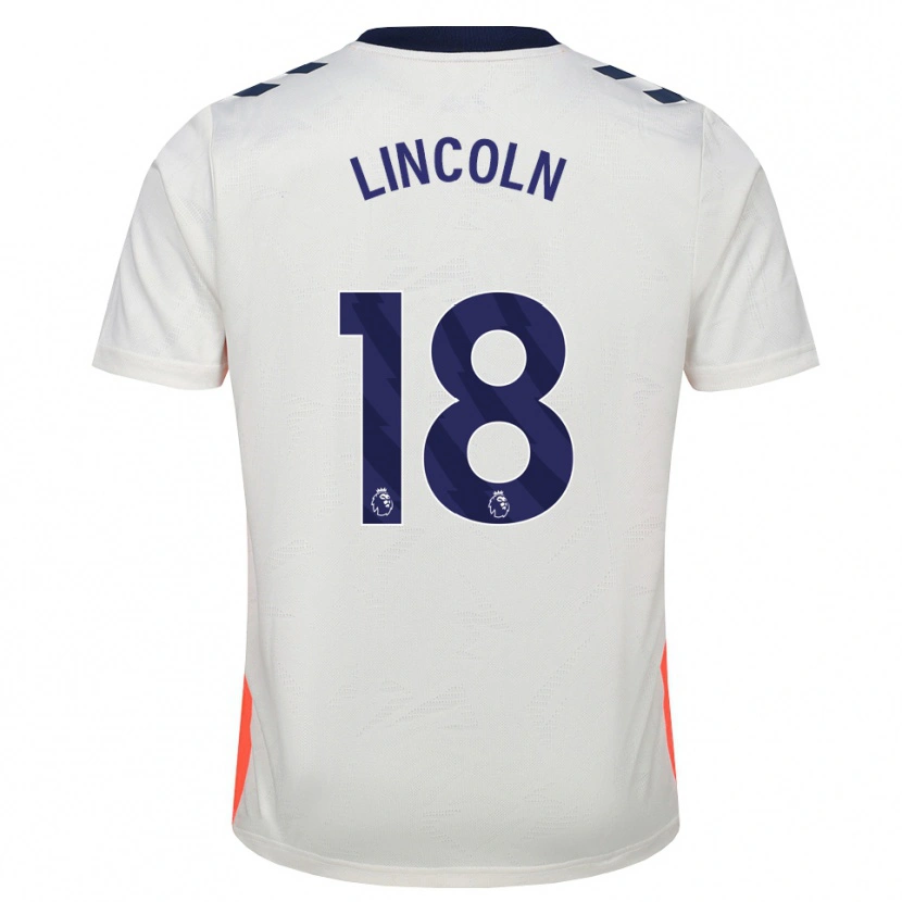 Danxen Heren Khavarni Lincoln #18 Wit Oranje Koninklijk Blauw Uitshirt Uittenue 2026/27 T-Shirt