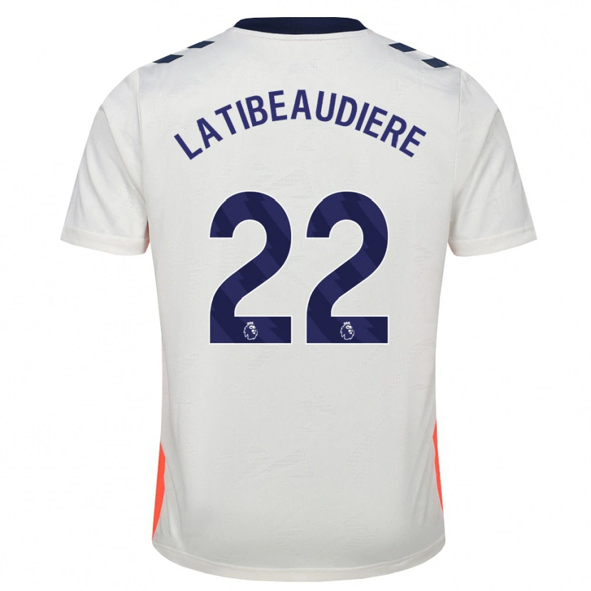 Danxen Heren Joel Latibeaudiere #22 Wit Oranje Koninklijk Blauw Uitshirt Uittenue 2026/27 T-Shirt