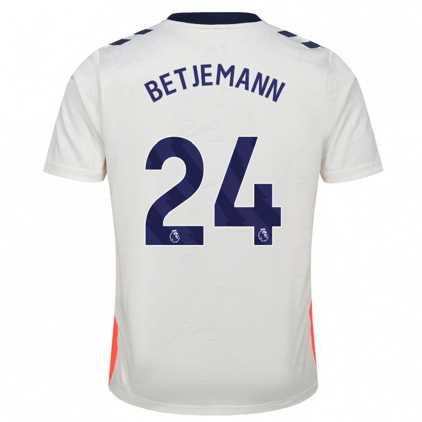 Danxen Heren Elliot Betjemann #24 Wit Oranje Koninklijk Blauw Uitshirt Uittenue 2026/27 T-Shirt