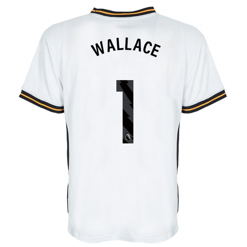 Danxen Heren Abbi Wallace #1 Wit Oranje Zwart Uitshirt Uittenue 2026/27 T-Shirt