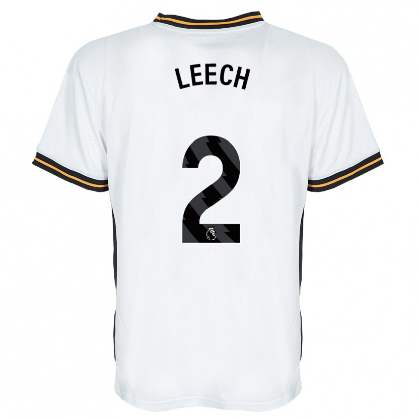 Danxen Heren Rory Leech #2 Wit Oranje Zwart Uitshirt Uittenue 2026/27 T-Shirt
