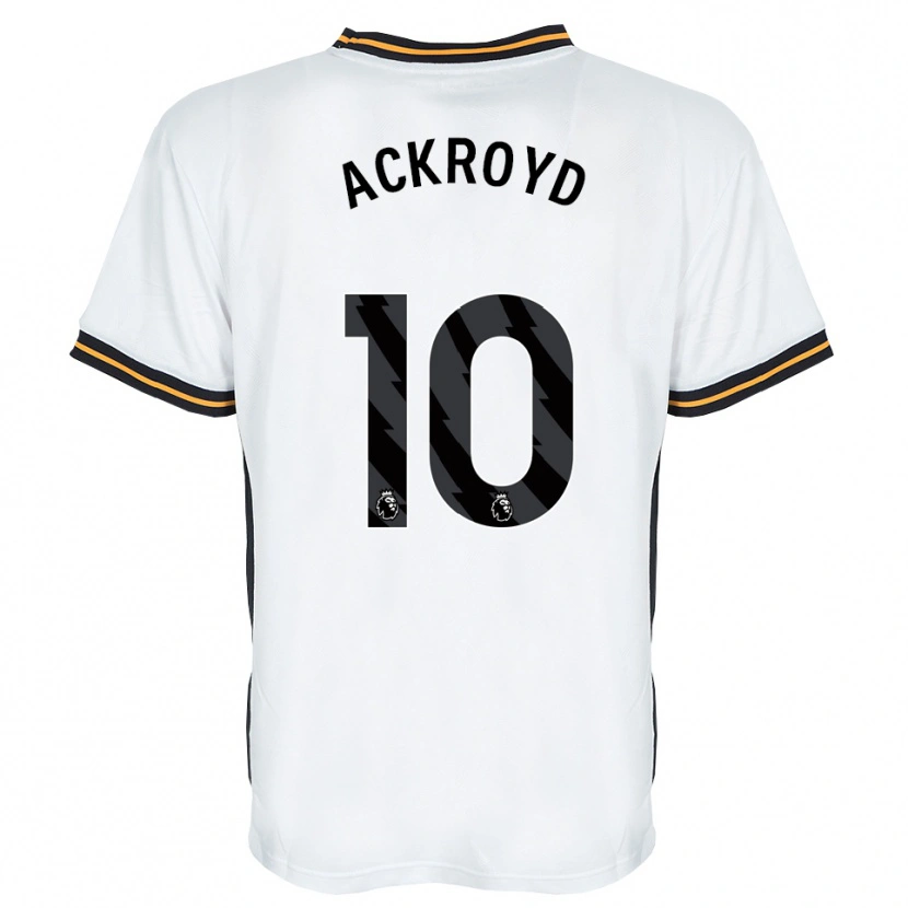 Danxen Heren Rachael Ackroyd #10 Wit Oranje Zwart Uitshirt Uittenue 2026/27 T-Shirt