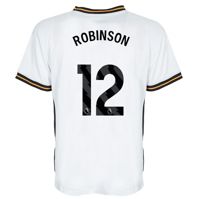 Danxen Heren Ben Robinson #12 Wit Oranje Zwart Uitshirt Uittenue 2026/27 T-Shirt
