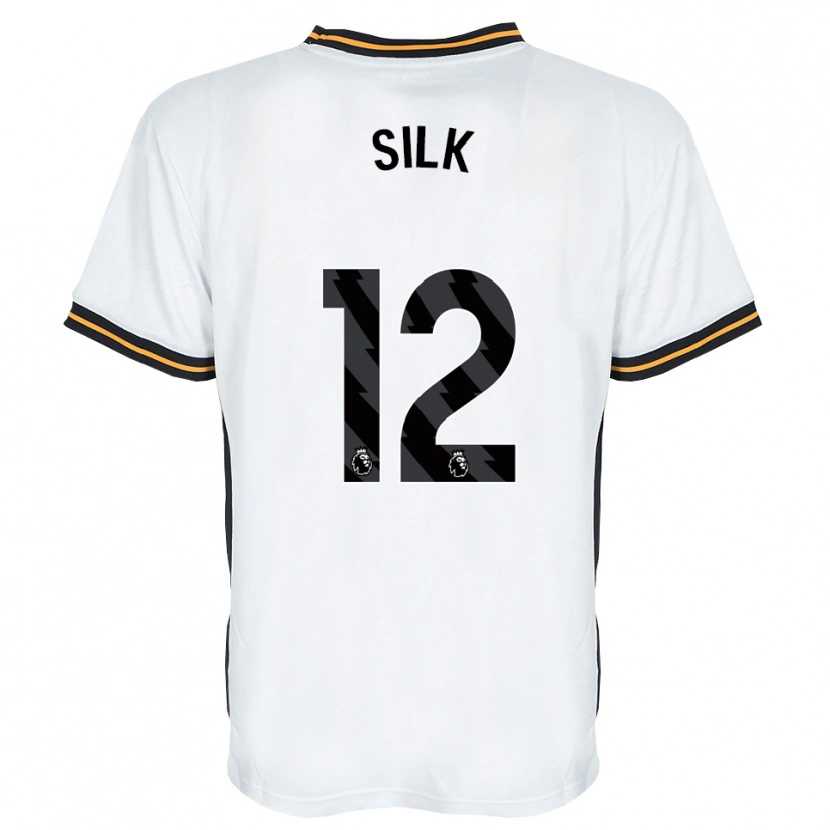 Danxen Heren Reuben Silk #12 Wit Oranje Zwart Uitshirt Uittenue 2026/27 T-Shirt