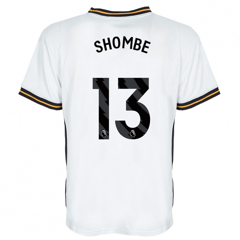Danxen Heren Khiani Shombe #13 Wit Oranje Zwart Uitshirt Uittenue 2026/27 T-Shirt